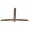 Ekena Millwork Bellingham Rough Sawn Timber Gable Bracket, Douglas Fir, 84"W x 53"H x 2"D x 6"F, 15/12 Pitch GBW084X53X0206BEL00RDF - alternate 2